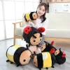 Bee and Lady Bug Plush Toys, baby safe. Three sizes! *