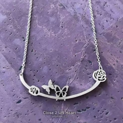 Bee, Dragonfly, Butterfly Stainless Steel Bar Pendants MADE IN USA!*