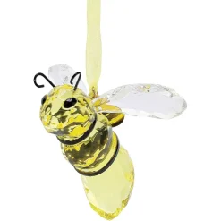 Bee Happy Inspirational Bee Ornament Gift with Message