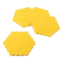 Beehive Silicone Coaster - Set of 4