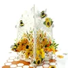 Bees & Sunflowers 3D Pop-Up Greeting Card