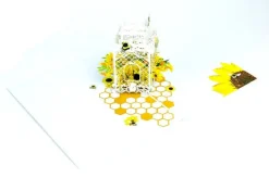 Bees & Sunflowers 3D Pop-Up Greeting Card