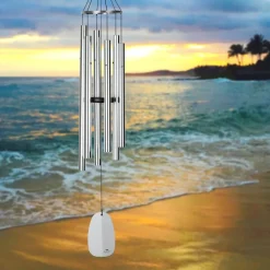 Bells of Paradise - Silver 44" Woodstock Chimes