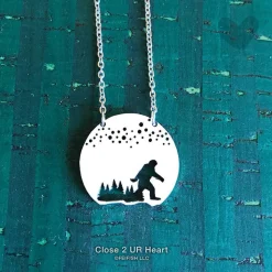 Bigfoot Stainless Steel Pendant MADE IN USA!*