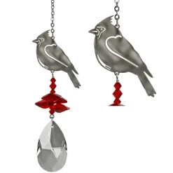 Bird Crystal Fantasy Suncatchers-Cardinal, Hummingbird, Flamingo, Owl, Songbird*