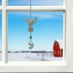Birthstone Guardian Angel Ornaments -12 Colors, Handmade Sparkling Crystals!*