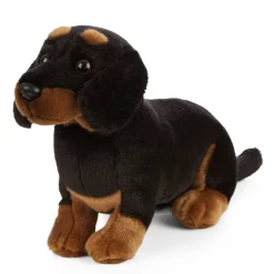 Black and Tan Dachshund Plush Puppy- Eco-Friendly