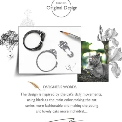 Black Cat Jewelry Sterling SIlver