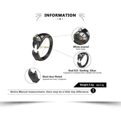 Black Cat Jewelry Sterling SIlver