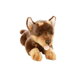 Black or Red and Tan Australian Kelpie Puppies Plush Size 30cm/12" Stuffed Animal Realistic