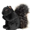 Black Plush Squirrel Realistic and Cute!
