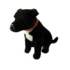Black Staffordshire Bull Terrier Large Size 33cm/13"