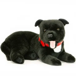 Black Staffordshire Bull Terrier Eco Friendly Size 35cm/13.75"