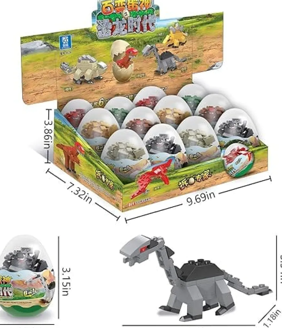 Blocks World Dinosaurs Eggs