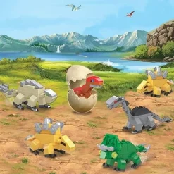 Blocks World Dinosaurs Eggs