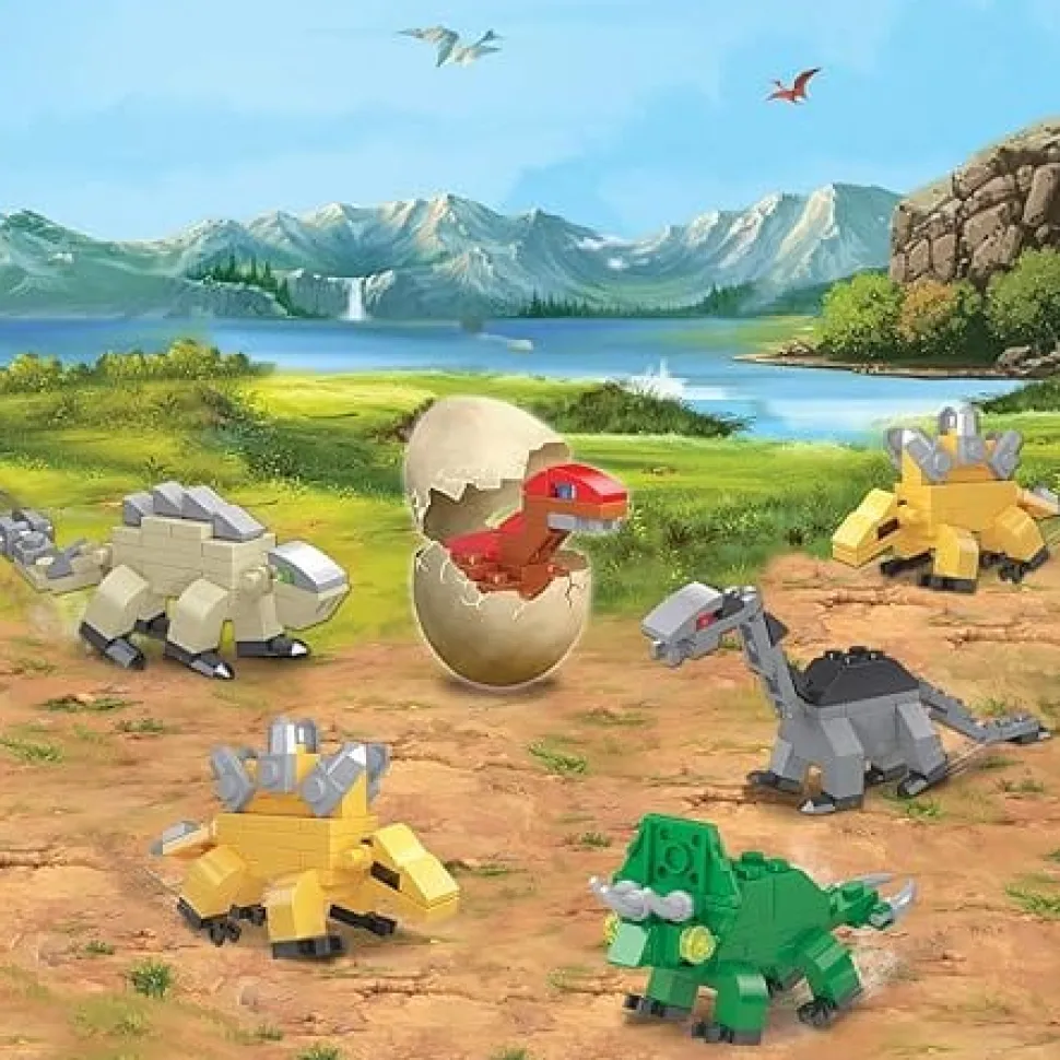 Blocks World Dinosaurs Eggs
