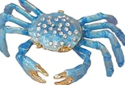 Blue Crab Trinket Box