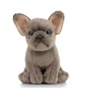 Blue Gray French Bulldog Plush Small Puppy Eco Friendly