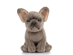 Blue Gray French Bulldog Plush Small Puppy Eco Friendly
