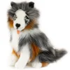Blue Merle Australian Shepherd Large Size - 35cm/13" Realistic