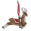 Blue or Red Telluride Collectible Deer Ornaments 2024 by Fitz & Floyd