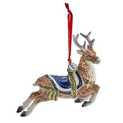 Blue or Red Telluride Collectible Deer Ornaments 2024 by Fitz & Floyd