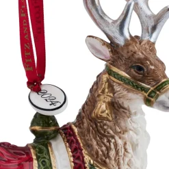 Blue or Red Telluride Collectible Deer Ornaments 2024 by Fitz & Floyd