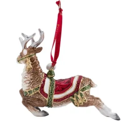 Blue or Red Telluride Collectible Deer Ornaments 2024 by Fitz & Floyd