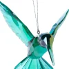 Blue/Green Iridescent Acrylic Hummingbird Ornament