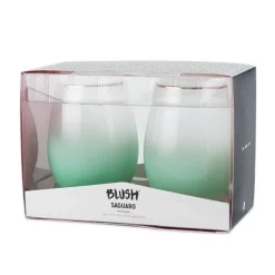 Blush Stemless Wine Glasses