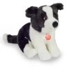 Border Collie Plush Puppy Sitting 25 cm by Teddy Hermann