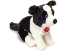 Border Collie Plush Puppy Sitting 25 cm by Teddy Hermann