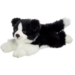 Border Collie Plush Puppy Dog Black and White and Full of Love!