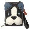 BOSTON TERRIER - CREDIT CARD HOLDER/WALLET WRISTLET by Chala
