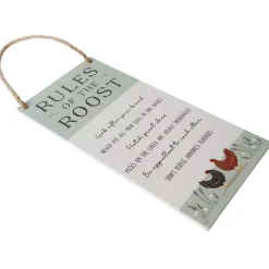 Bramble Farm 'Rules Of The Roost' Kitchen Sign