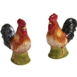 Break of Day Rooster Salt and Pepper Set