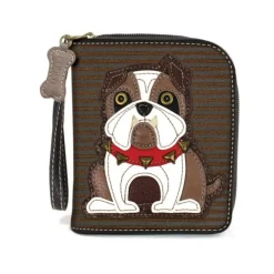Bulldog Collection by Chala Handbag, Wallet, Keychain, Vegan!*