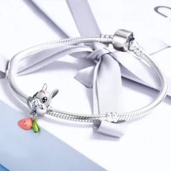 Bunny, Chipmunk, Raccoon & Owl Charms for Pandora Style Bracelets Sterling Silver