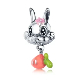 Bunny, Chipmunk, Raccoon & Owl Charms for Pandora Style Bracelets Sterling Silver