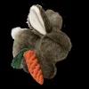 Bunny Rabbit Carrot Knot Plush Dog Toy *