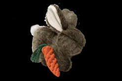 Bunny Rabbit Carrot Knot Plush Dog Toy *