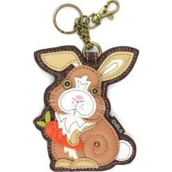 Bunny Rabbit Collection by Chala: Wallet, Key Chain, Totes and Crossbody Bag for Bunny Lovers*