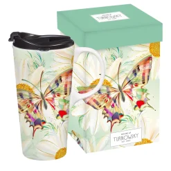 BUTTERFLY CERAMIC MUG in Gift Box