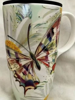 BUTTERFLY CERAMIC MUG in Gift Box