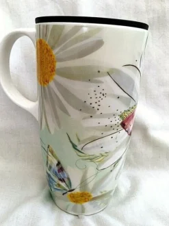BUTTERFLY CERAMIC MUG in Gift Box