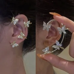 Butterfly Earcuff For Women Perfect if You Don't Have Pierced Ears
