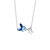Butterfly Necklace and Earrings in Sterling Silver with Swarovski Crystal & CZ, Gorgeous!