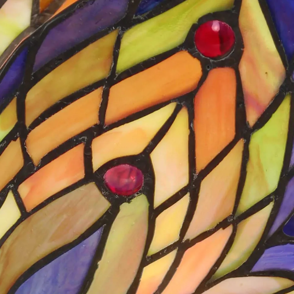 Butterfly Stained Glass Accent Lamp