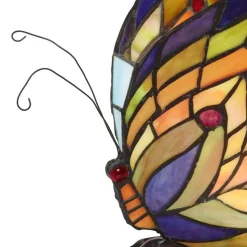 Butterfly Stained Glass Accent Lamp