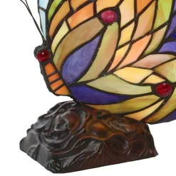 Butterfly Stained Glass Accent Lamp